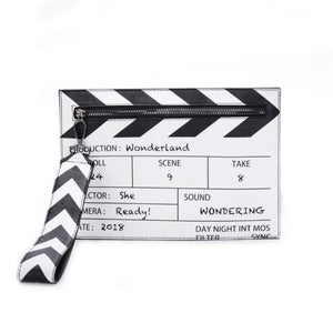 Women Movie Prop Shoulder Bag PU Leather Clutch Crossbody Messenger Purse