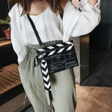 Women Movie Prop Shoulder Bag PU Leather Clutch Crossbody Messenger Purse