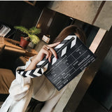 Women Movie Prop Shoulder Bag PU Leather Clutch Crossbody Messenger Purse