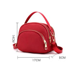 Women's Crossbody Phone Shoulder Bag Zipper Handbag Wrist Purse