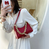 Women's Embroidery Thread Shoulder Bag Lady Shopping Travel Pouch