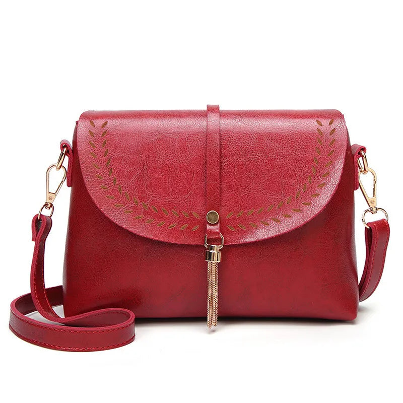 Vintage Tassel Crossbody Bags For Girls Shoulder Bags Female Handbags