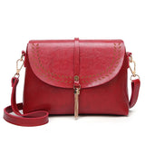 Vintage Tassel Crossbody Bags For Girls Shoulder Bags Female Handbags