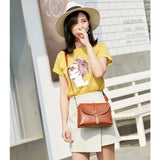 Vintage Tassel Crossbody Bags For Girls Shoulder Bags Female Handbags