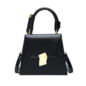 Women PU Leather Shoulder Bag Solid Lady Messenger Tote Bag Large Capacity