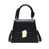 Women PU Leather Shoulder Bag Solid Lady Messenger Tote Bag Large Capacity