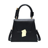 Women PU Leather Shoulder Bag Solid Lady Messenger Tote Bag Large Capacity