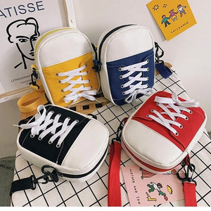 Women's PU Leather Handbag Shoulder Bag Cartoon Messenger Phone Bag