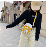 Women's PU Leather Handbag Shoulder Bag Cartoon Messenger Phone Bag