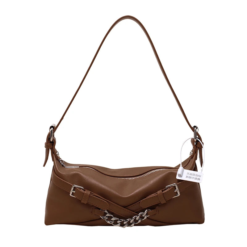Retro Leather Crossbody Bag for Women