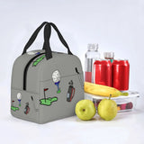 Ball Golf Insulated Lunch Bag for School Office Sports Golfing