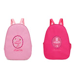 Pink Ballet Dance Backpack Embroidered Gym Bag