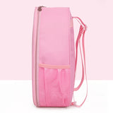 Pink Ballet Dance Backpack Embroidered Gym Bag
