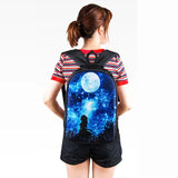 Ballet Dancer Backpack Teenager School Bag Kids Shoulder Bag