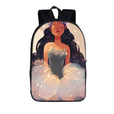 Ballet Dancer Backpack Girls School Bags Casual Shoulder Bag