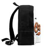 Baltimore Orioles Logo Laptop Travel School Bag