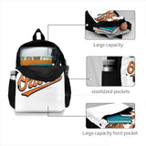 Baltimore Orioles Logo Laptop Travel School Bag