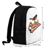 Baltimore Orioles Logo Laptop Travel School Bag