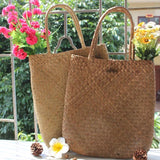 Bamboo Pure Bags Women's Shoulder Tote Handbag for Beach Travel