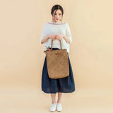 Bamboo Pure Bags Women's Shoulder Tote Handbag for Beach Travel