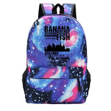 Banana Fish Anime Cartoon Unisex Travel Backpack Waterproof Oxford