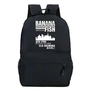 Banana Fish Anime Cartoon Unisex Travel Backpack Waterproof Oxford