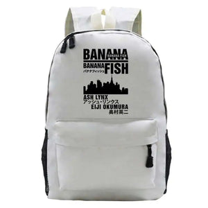 Banana Fish Anime Cartoon Unisex Travel Backpack Waterproof Oxford