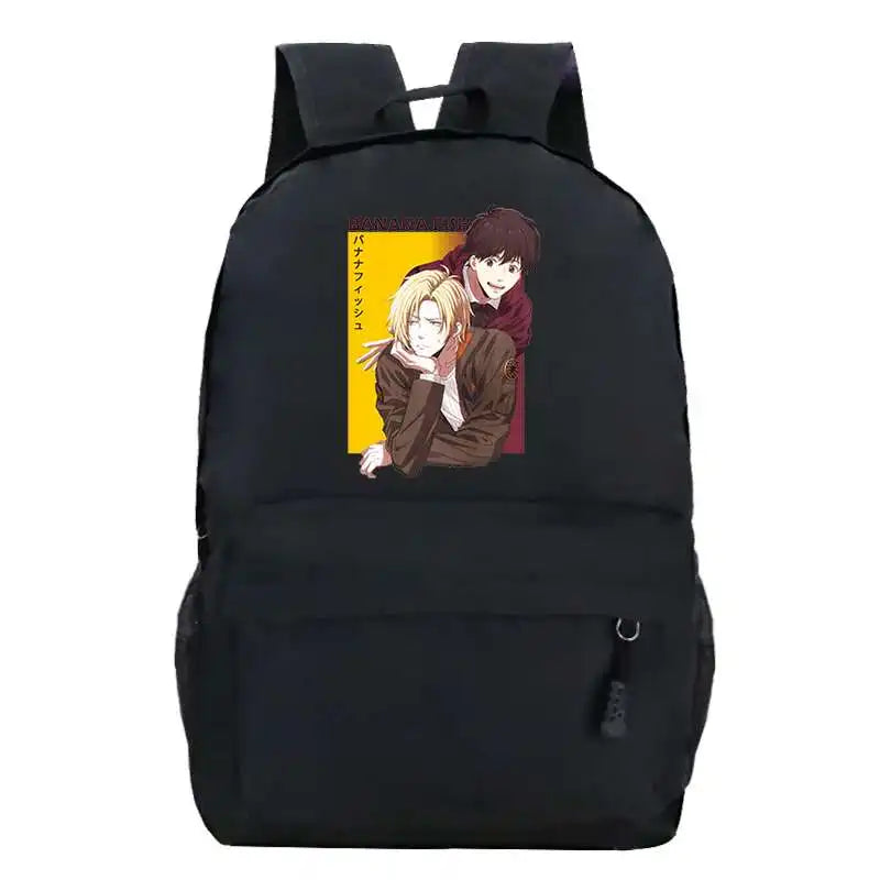 Banana Fish Anime Women's Backpack Preppy Style School Bag