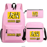 Banana Fish Backpack School Bags For Boys Girls Children High School