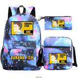 Banana Fish Backpack School Bags For Boys Girls Children High School