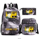 Banana Fish Backpack School Bags For Boys Girls Children High School