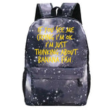Banana Fish Teen School Bag for Girls Backpack Solid Women Bookbags