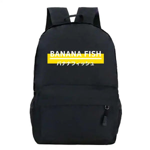 Banana Fish Women Backpack Waterproof Nylon School Backpack