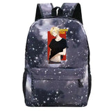 Banana Fish Canvas Backpack College School Bags