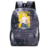 Banana Fish Women Leather School Bag Backpack Anime Travel Backpack