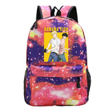 Banana Fish Women Leather School Bag Backpack Anime Travel Backpack