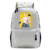 Banana Fish Women Leather School Bag Backpack Anime Travel Backpack