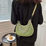 Frosted Transparent Hobos Shoulder Crossbody Bag Women Handbag Purse