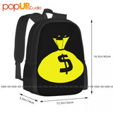 Bandwagonesquenage Fanclub Backpack Large Capacity Print Beach Bag Eco Friendly