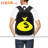 Bandwagonesquenage Fanclub Backpack Large Capacity Print Beach Bag Eco Friendly