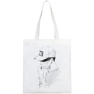 Bangtan Boys Shopping Bag Cotton Jute Saco Reciclaje Cabas