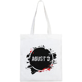 Bangtan Boys Shopping Bag Cotton Jute Saco Reciclaje Cabas