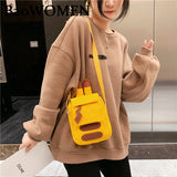 Rose Mini Backpack for Teenage Girls with Scarf, Small Nylon Book Bag Female
