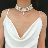 Baroque Abnormity Pearl Necklace European American Style
