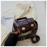 Barrel Shape Handbags Vintage Shoulder Bags Daily Versatile Crossbody Bag
