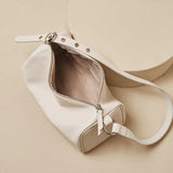 Barrel-shaped Shoulder Bags Soft PU Leather Big Capacity Handbags