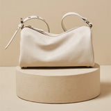 Barrel-shaped Shoulder Bags Soft PU Leather Big Capacity Handbags