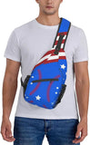 Baseball Sling Bag Crossbody Bag Hiking Travel Daypack