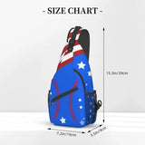 Baseball Sling Bag Crossbody Bag Hiking Travel Daypack