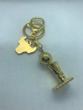 Basketball Mini Trophy Keychain Team Championship Fans Gift Bag Ornaments